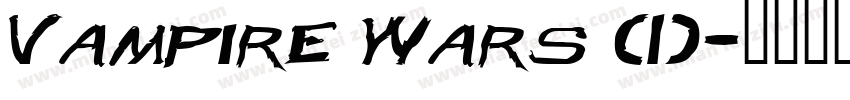 Vampire Wars (1)字体转换